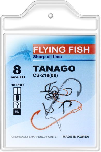 Крючок Flying Fish №8 20 г 10 шт. CS-218(08)