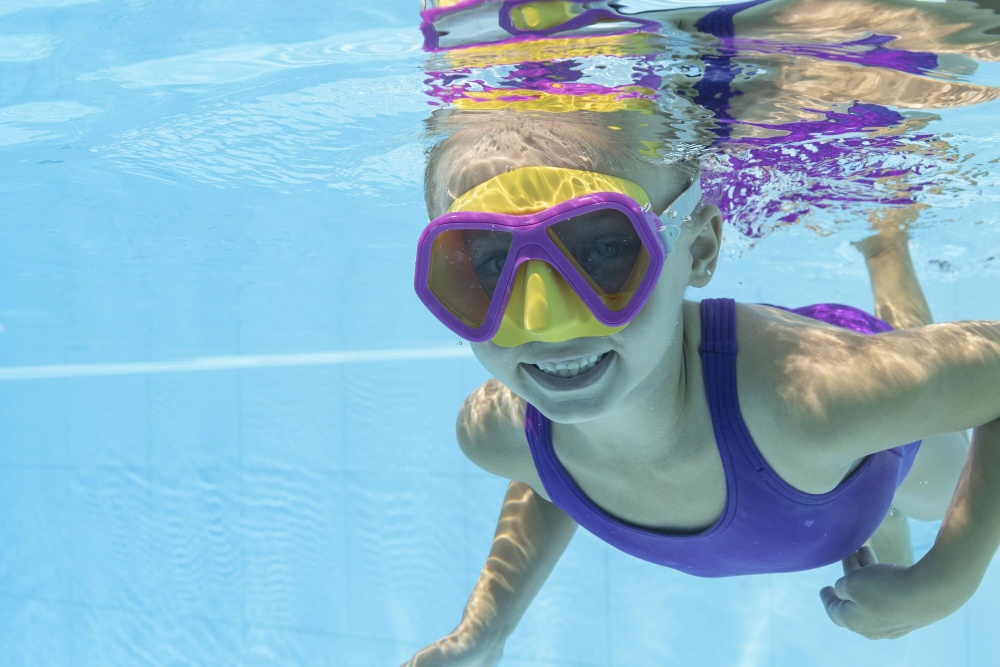 Окуляри-маска для плавання Bestway 22048 Swim Gear PDQ-Child 22048 р.OS в асортименті