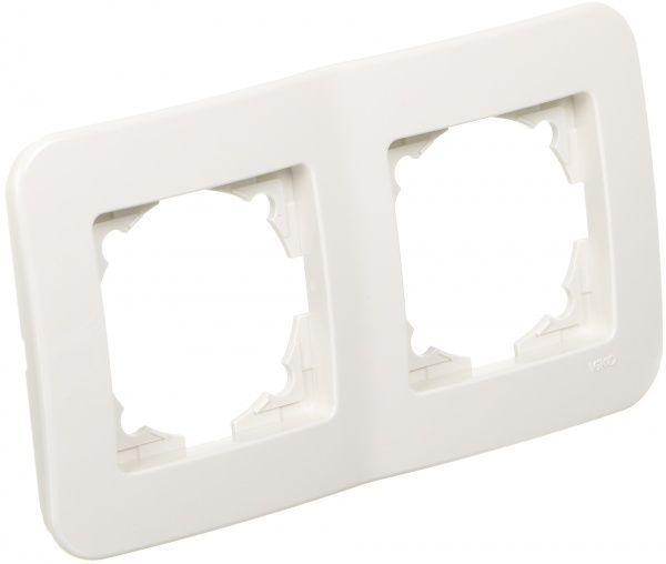 Рамка двухместная Viko Rollina универсальная кремовый 90481052