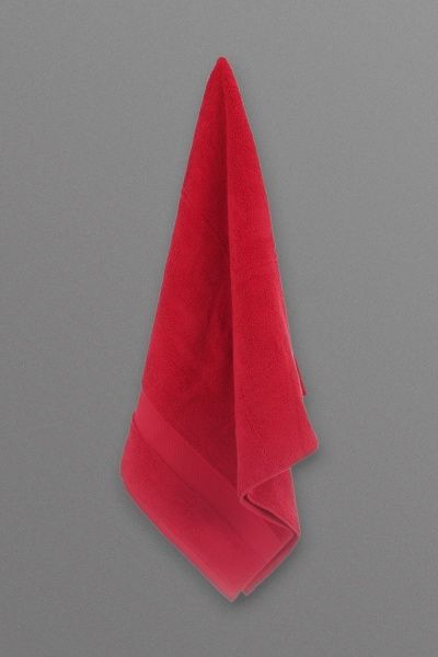 Полотенце махровое с бордюром 50x90 см красный La Nuit 