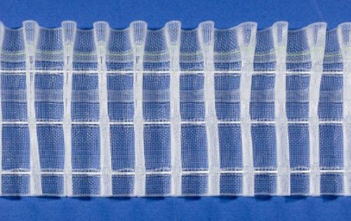 Тасьма Caruso 41448/70 прозора рівномірна 1:2,5 2 ряди петель Bandex