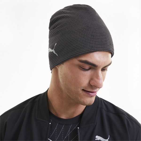 Шапка Puma Warm Running Beanie 02285801 UNI черный