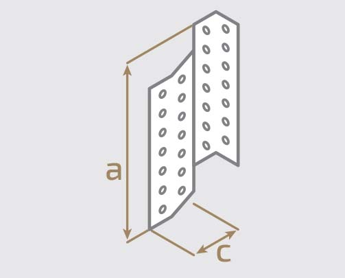 Крепление для стропил правое Профсталь 32х290х1,8