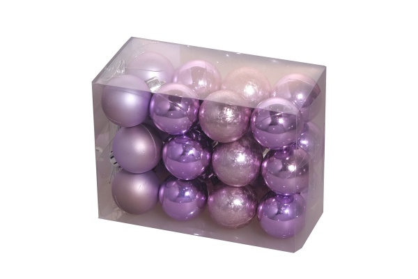 Набір ялинкових куль GIF2121 d 30 мм 24 шт./уп.