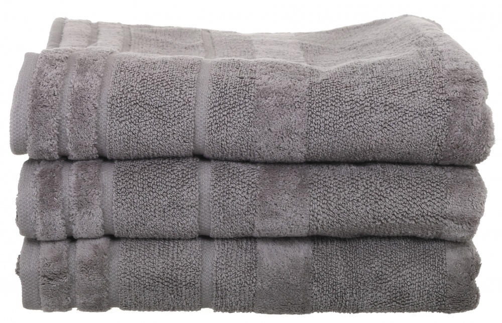 Рушник махровий Tabby 70x140 см світло-сірий La Nuit