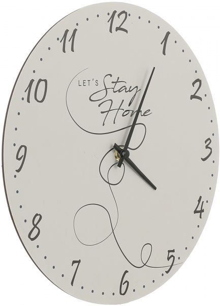 Часы настенные Stay Home 30 см