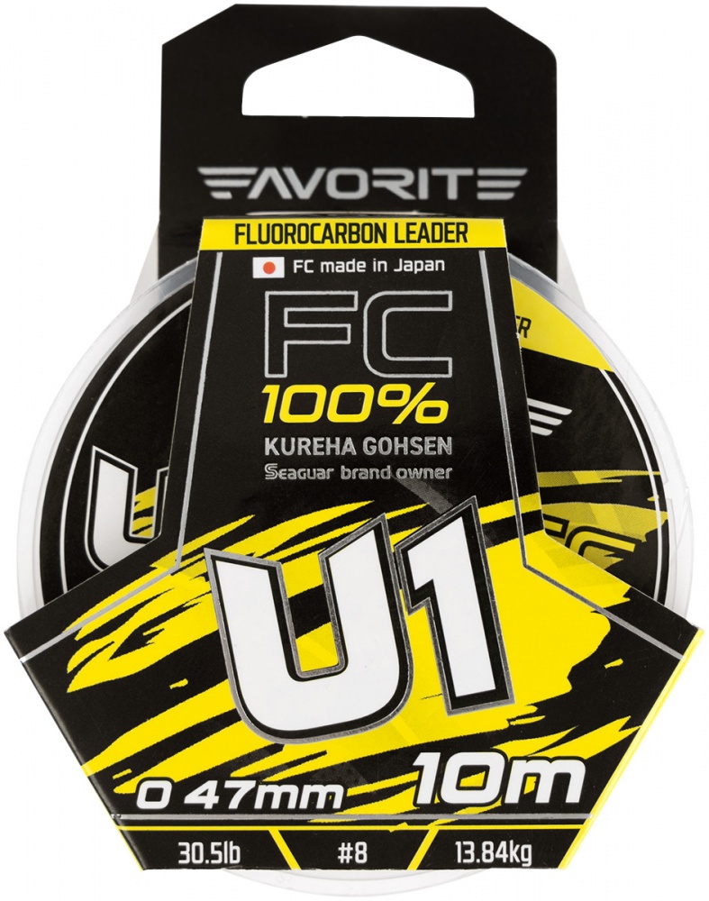 Флюорокарбон Favorite 10 м 0,47 мм 13,84 кг U1 FC