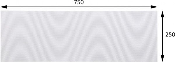 Плитка Emigres Харді Керв Бланко 25x75 