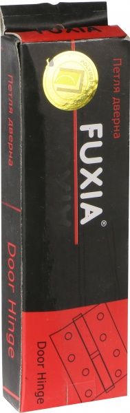 Петля съемная Fuxia 12850 фигурная 100x31x2,5 мм полированная латунь левая 2 шт