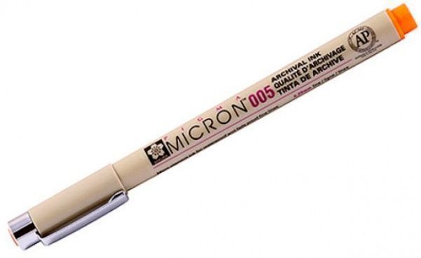 Линер PIGMA Micron Sakura (0.05) 0,2 мм оранжевый 