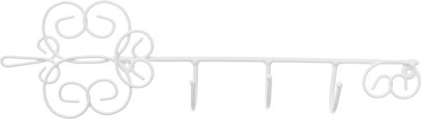 Вешалка декоративная с крючками Ключ 12092016 12,5x50 см 