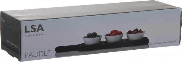 Набір піал на чорній підставці Paddle P216-01-517 LSA 