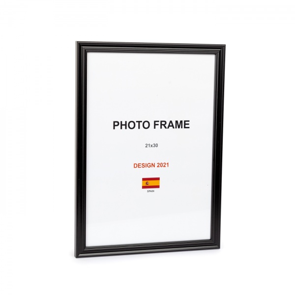 Рамка для фото 1 фото 21х30 см черный матовый 