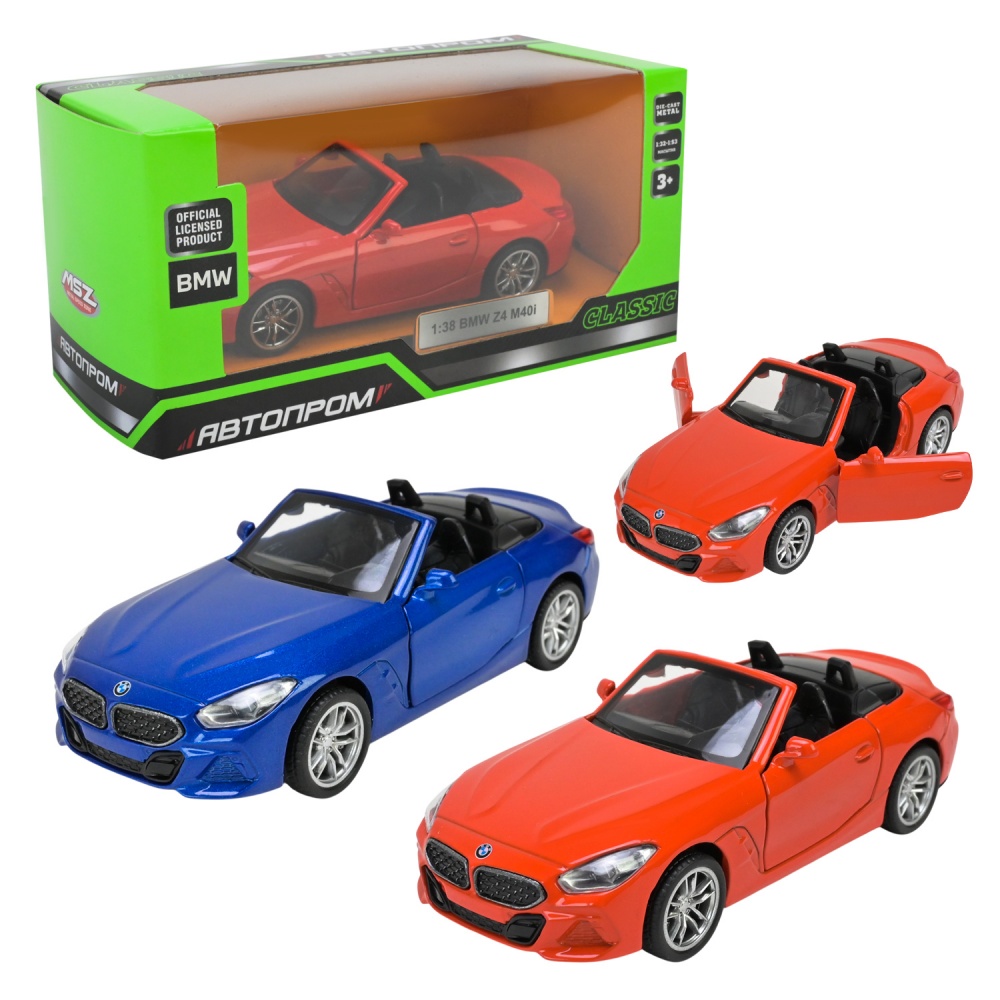 Автомодель Автопром 1:38 BMW Z4 M40i 4354