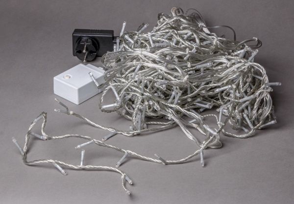 Гирлянда декоративная Blachere бахрома с эффектом водопада белая светодиодная (LED) 408 ламп 4 м