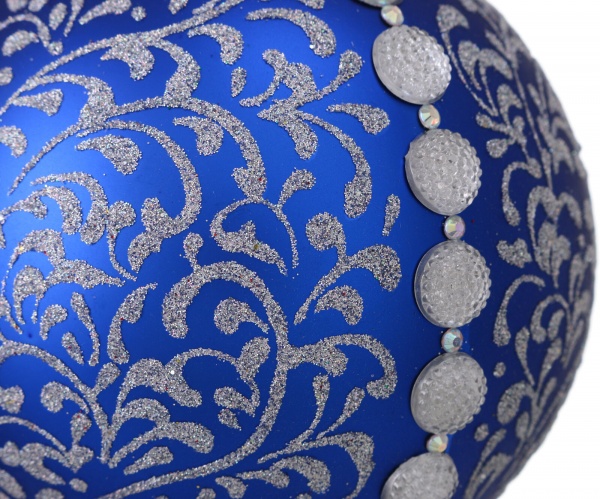 Шар новогодний Элит d 100 мм в ассортименте