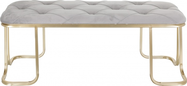 Банкетка 107х34х35 см серый 