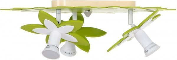 Люстра потолочная Nowodvorski Flowers Green 3xGU10 зеленый 6900 