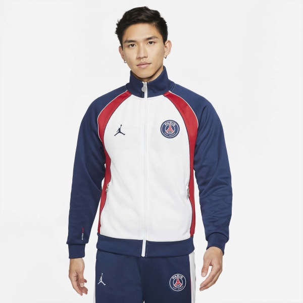 Куртка Jordan M J PSG SUIT JKT DB6489-100 р.S білий