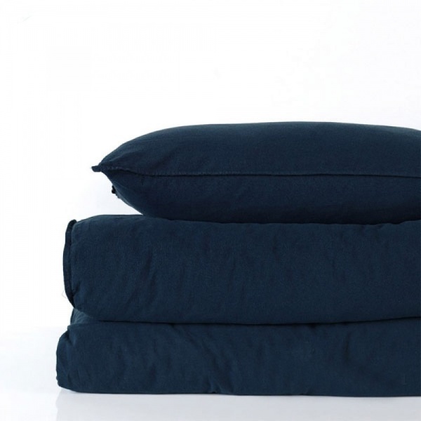 Комплект постільної білизни Adriatic dark blue 1,5 блакитний 