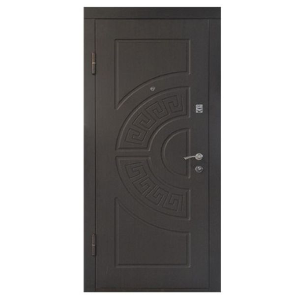 Вхідні двері Кордон серія Оптім Венге місяць 608 860х2050 мм ліві