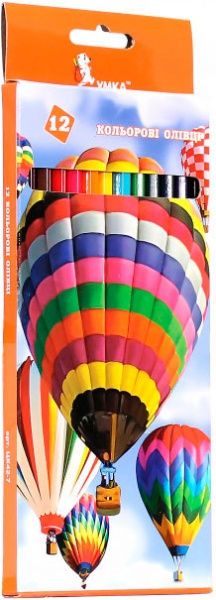 Набір олівців Кулі 12 шт. ЦК42-7 Умка