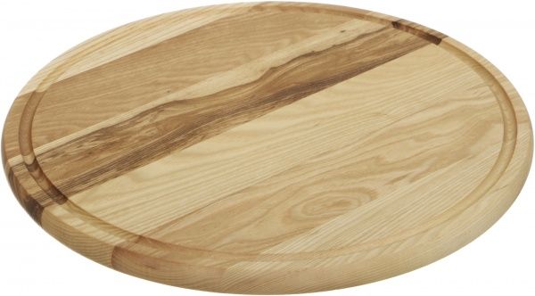 Дошка для подачі страв двостороння дерев'яна дошка 40 см 