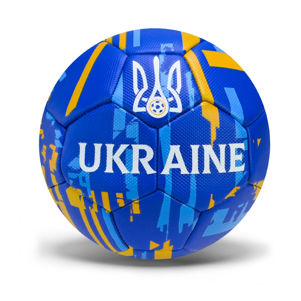Футбольный мяч Shantou Патриотический 350 г синий с желтым