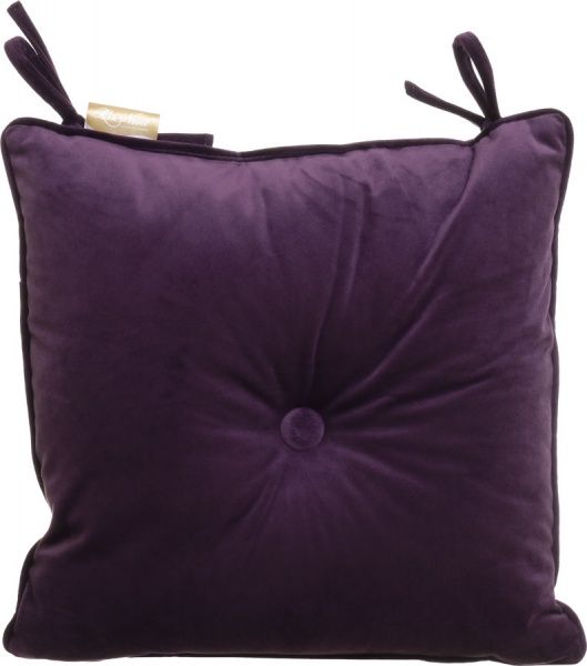 Подушка на стілець Велюр 40х40 см фіолетовий La Nuit