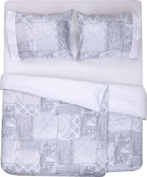 Комплект постільної білизни Paris Ariane сімейний сірий із малюнком Guy Laroche 