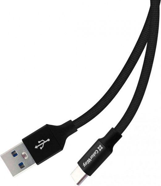 Кабель ColorWay USB - Type-C 2.4А 2 м чорний 
