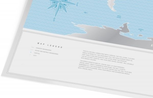 Скретч-карта мира 