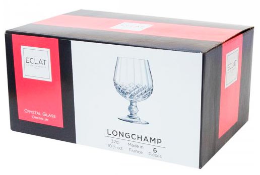 Набор бокалов для бренди Longchamp 320 мл 6 шт. Cristal Darques 