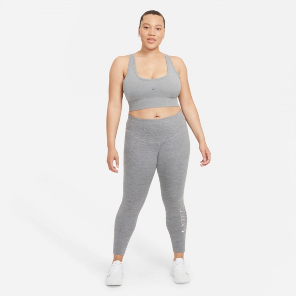 Лосини Nike W NK ONE DF GFX PK MR 7/8 TGT DD4555-068 р.L сірий