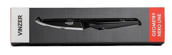 Нож для овощей Geometry Nero line 89299 9 см Vinzer 