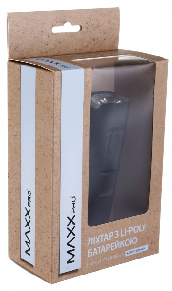 Фонарик MaxxPro SL+LB-7129-500 черный