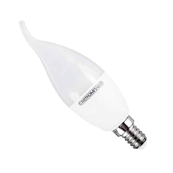 Лампа світлодіодна Светкомплект 9 Вт CA37 матова E14 220 В 3000 К 