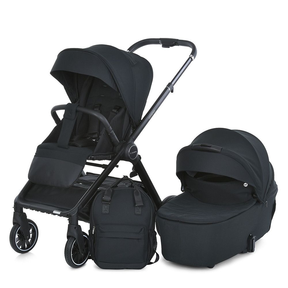Коляска універсальна 2 в 1 El Camino ME 1126 GENESIS Jet Black