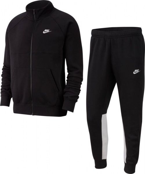 Спортивний костюм Nike M NSW CE TRK SUIT FLC BV3017-010 р. M чорний