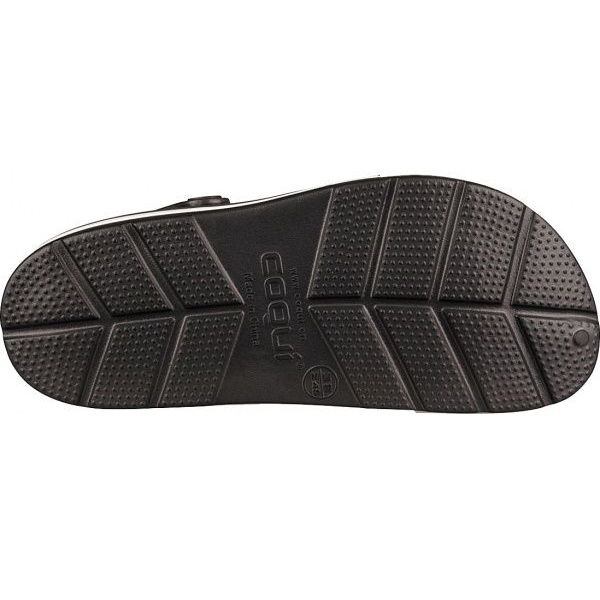 Сабо Coqui Lindo 6413-100-2432 р. 40 темно-серый с белым