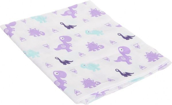 Пеленка Home Line Динозаврики 90х110 см фиолетовый 155972 