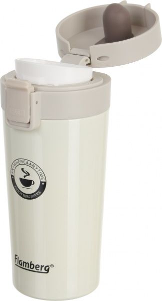 Термочашка Enjoy coffee 350 мл айворі Flamberg