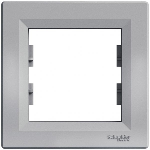 Рамка Schneider Electric ASFORA алюминий EPH5800161