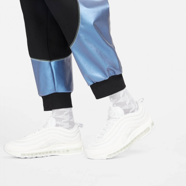 Брюки Nike W NSW GX MR FLC JGGR OPAL DD5129-010 р. L черный