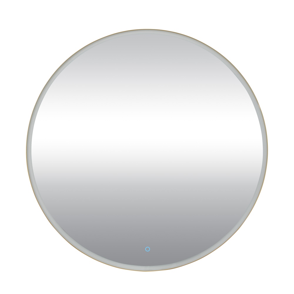 Зеркало со встроенной подсветкой Aqua Rodos Lorenzo gold D-100 sensor