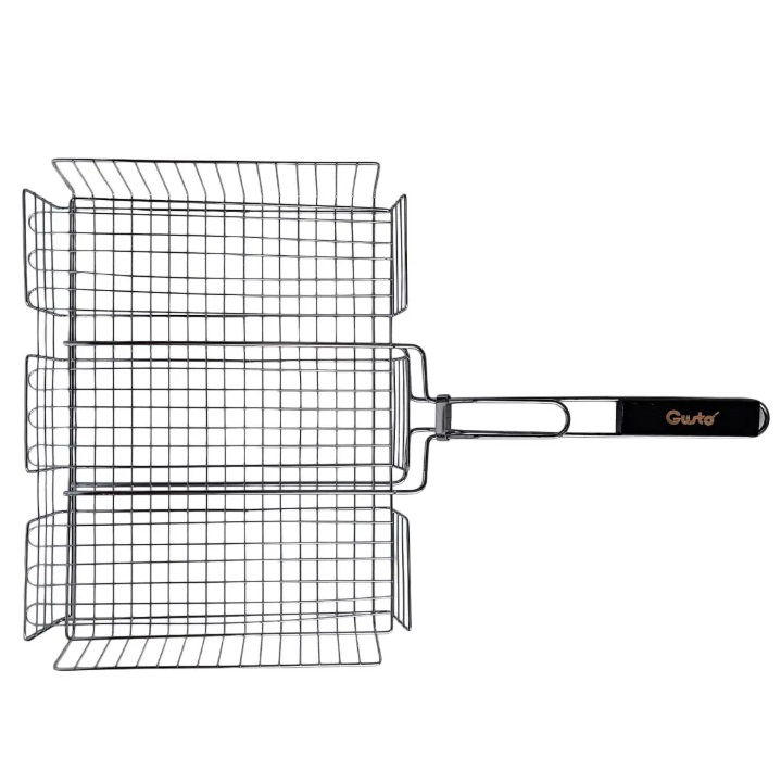 Решітка-гриль Gusto 'Time2Grill' з бортом 66.5x43x31.5 см