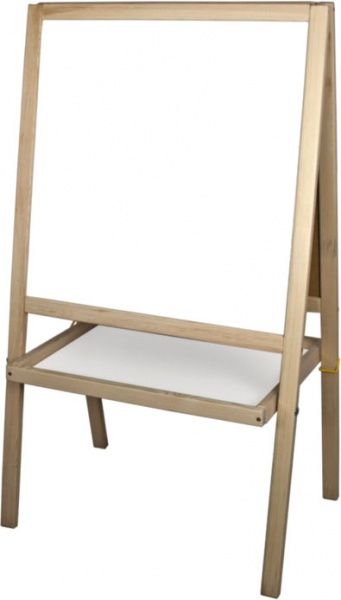 Мольберт двосторонній Зірка Великий з поличкою 600х600 мм