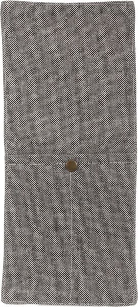 Конверт для столових приборів Прованс 10x24 см сірий 