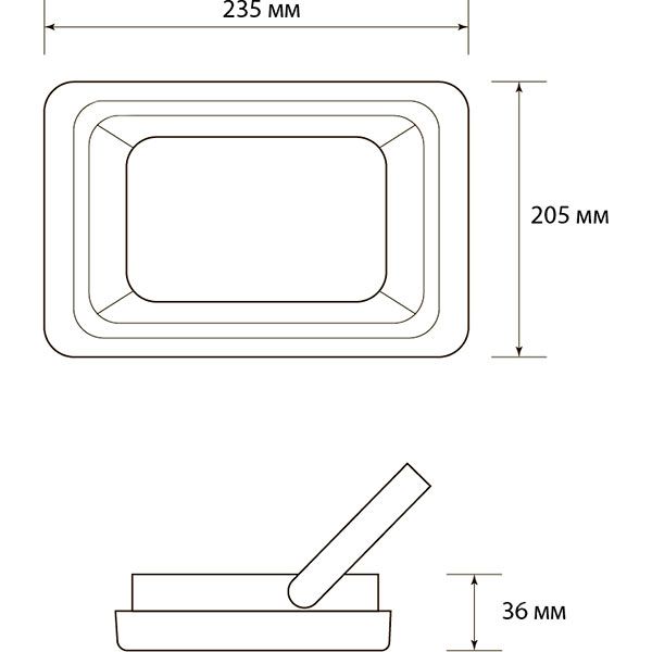 Прожектор Светкомплект FL-E 030 LED 30 Вт IP65 серый 