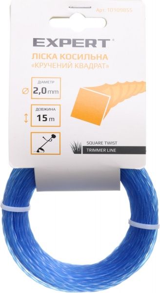 Леска косильная Expert Garden Витый квадрат 2 мм